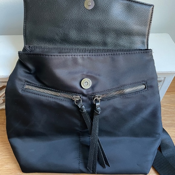 Botkier Black Nylon Backpack New York new with tags. Botkier straps Designer - Picture 8 of 8